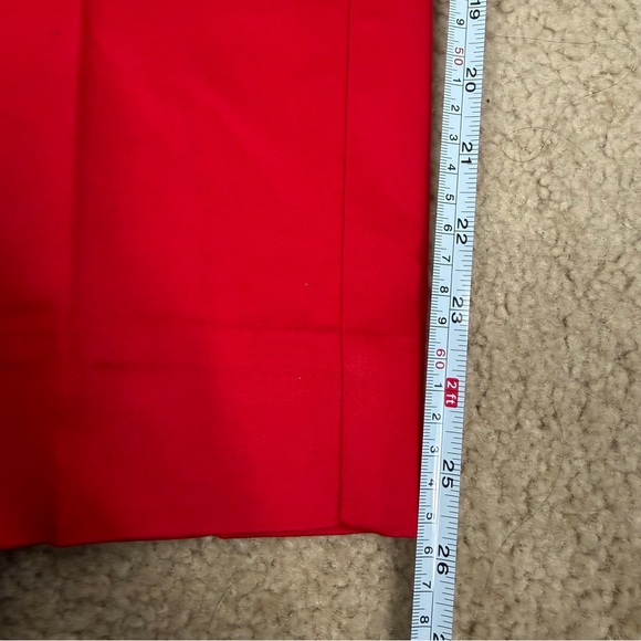 Vineyard Vines Red Tapered Pants Women's Size 12 - Picture 7 of 10